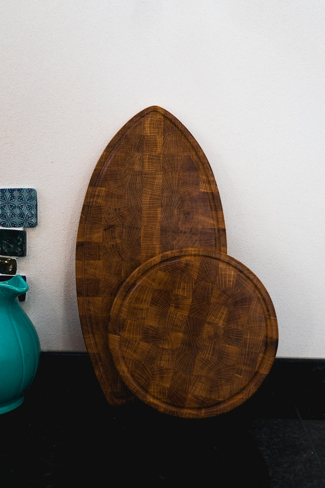 End-Grain Surf Cutting Board