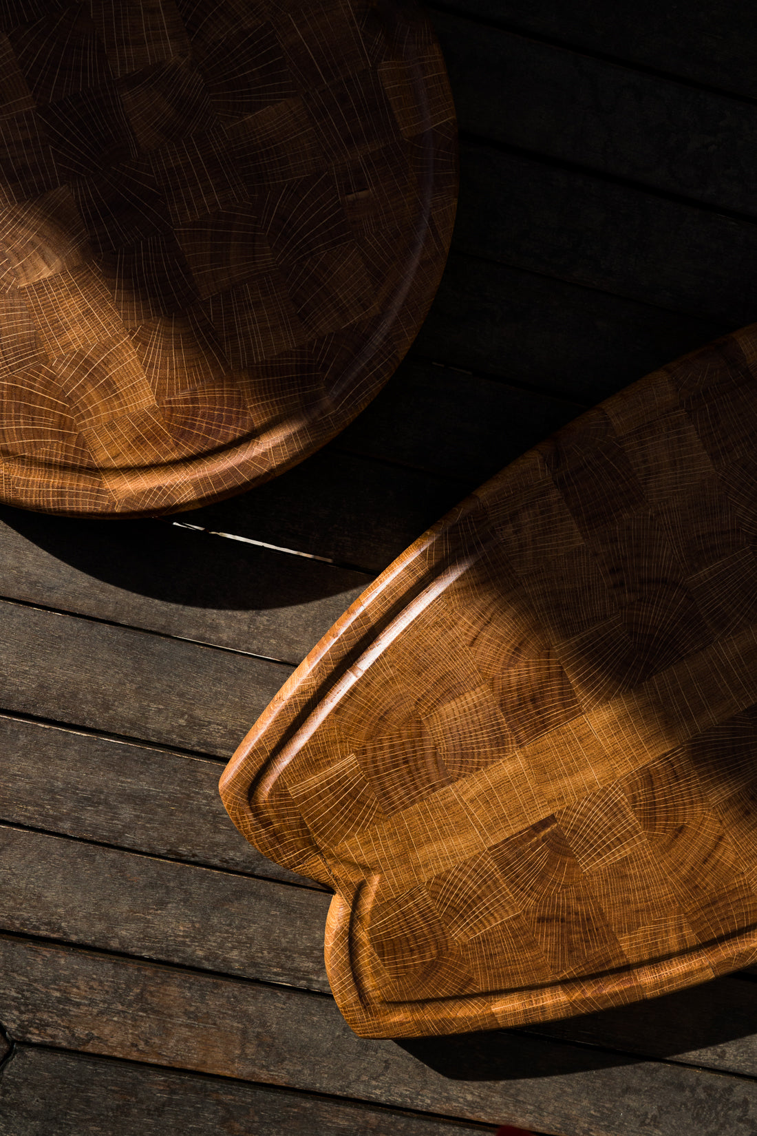 End-Grain Surf Cutting Board