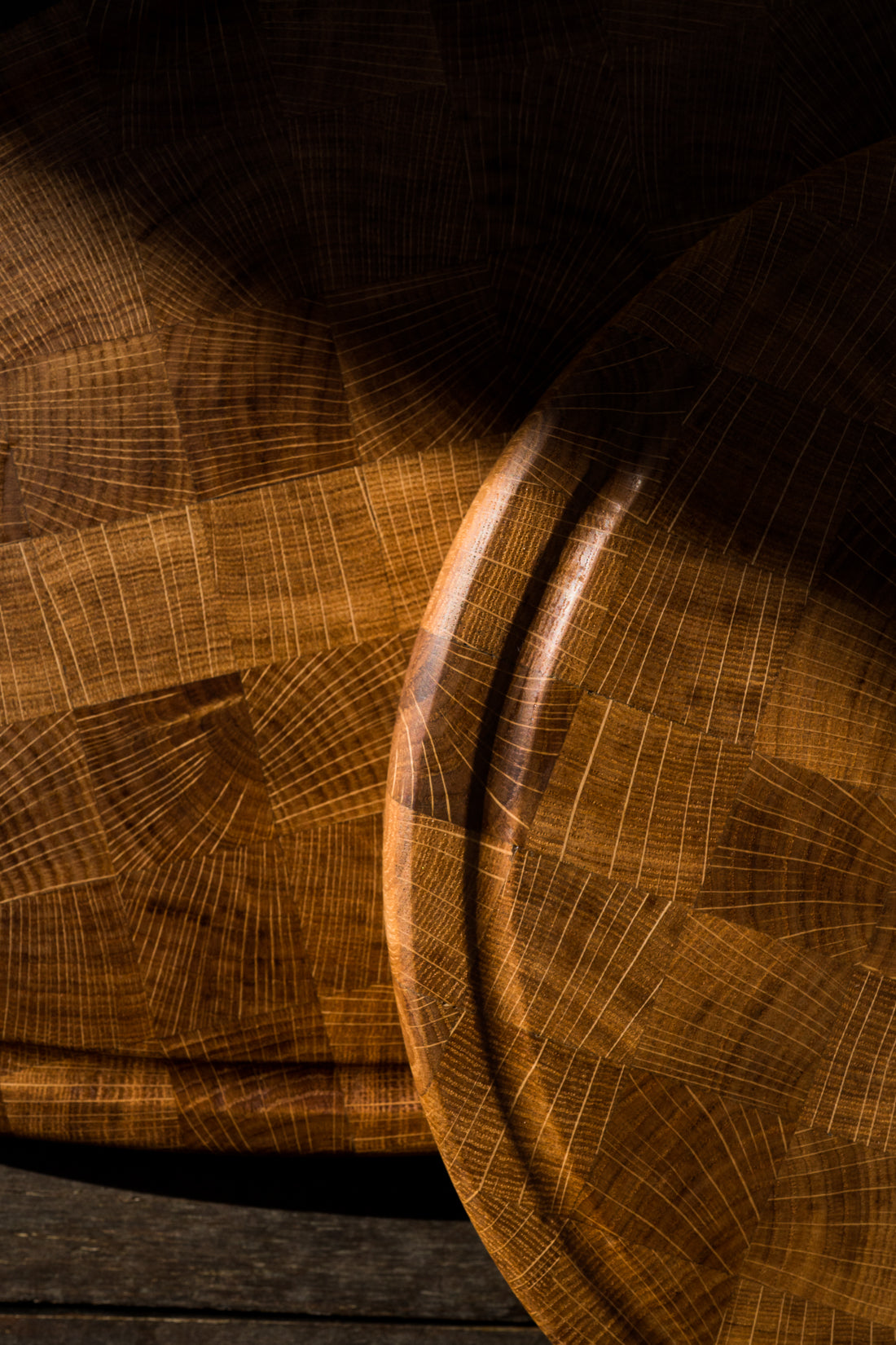 End-Grain Round Cutting Board