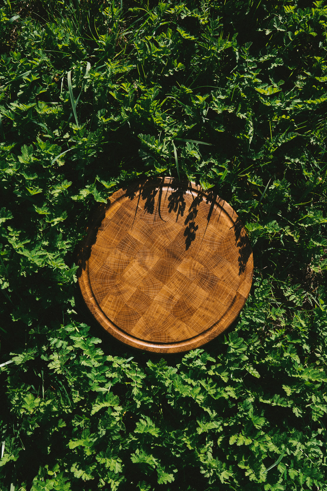 End-Grain Round Cutting Board