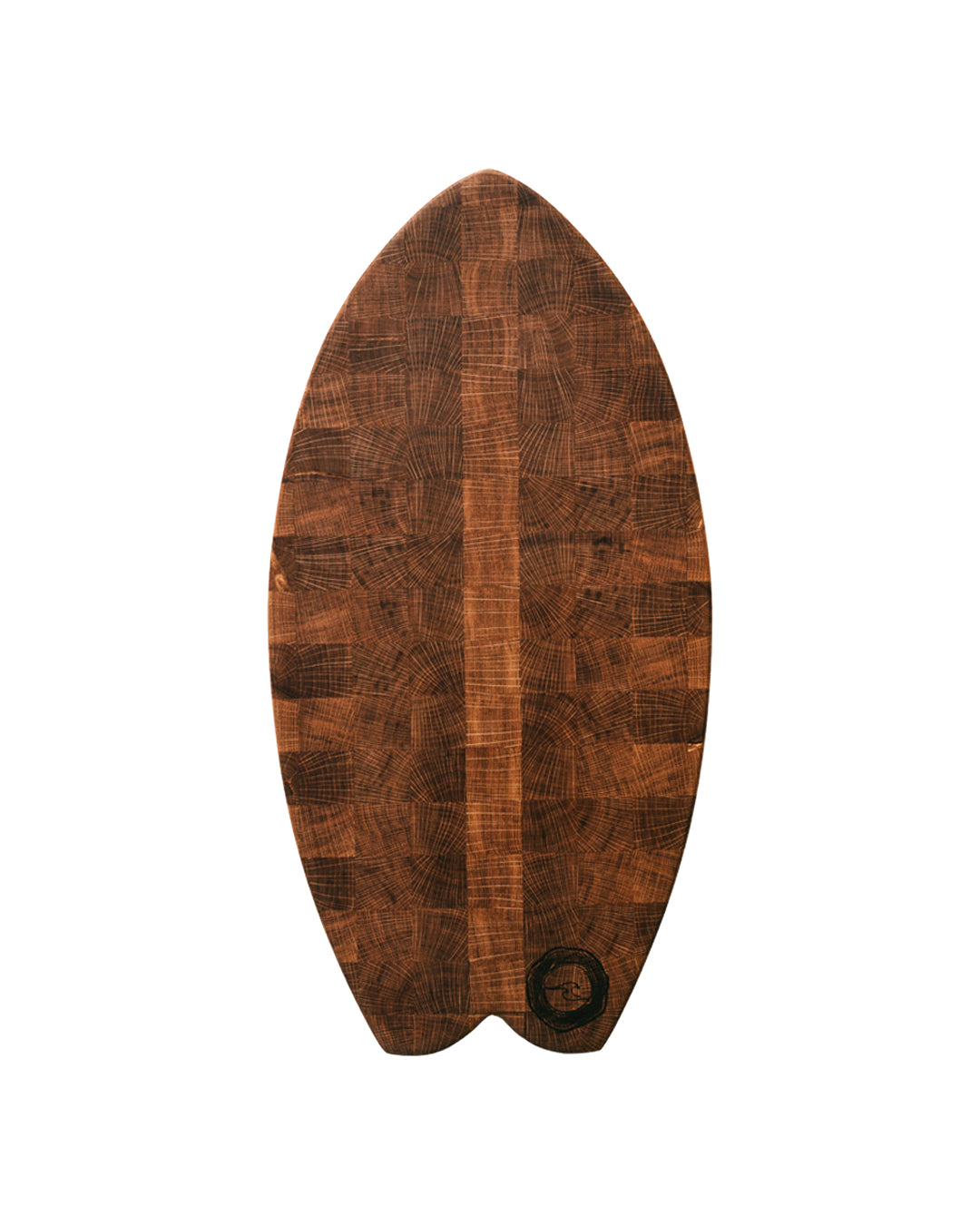 End-Grain Surf Cutting Board