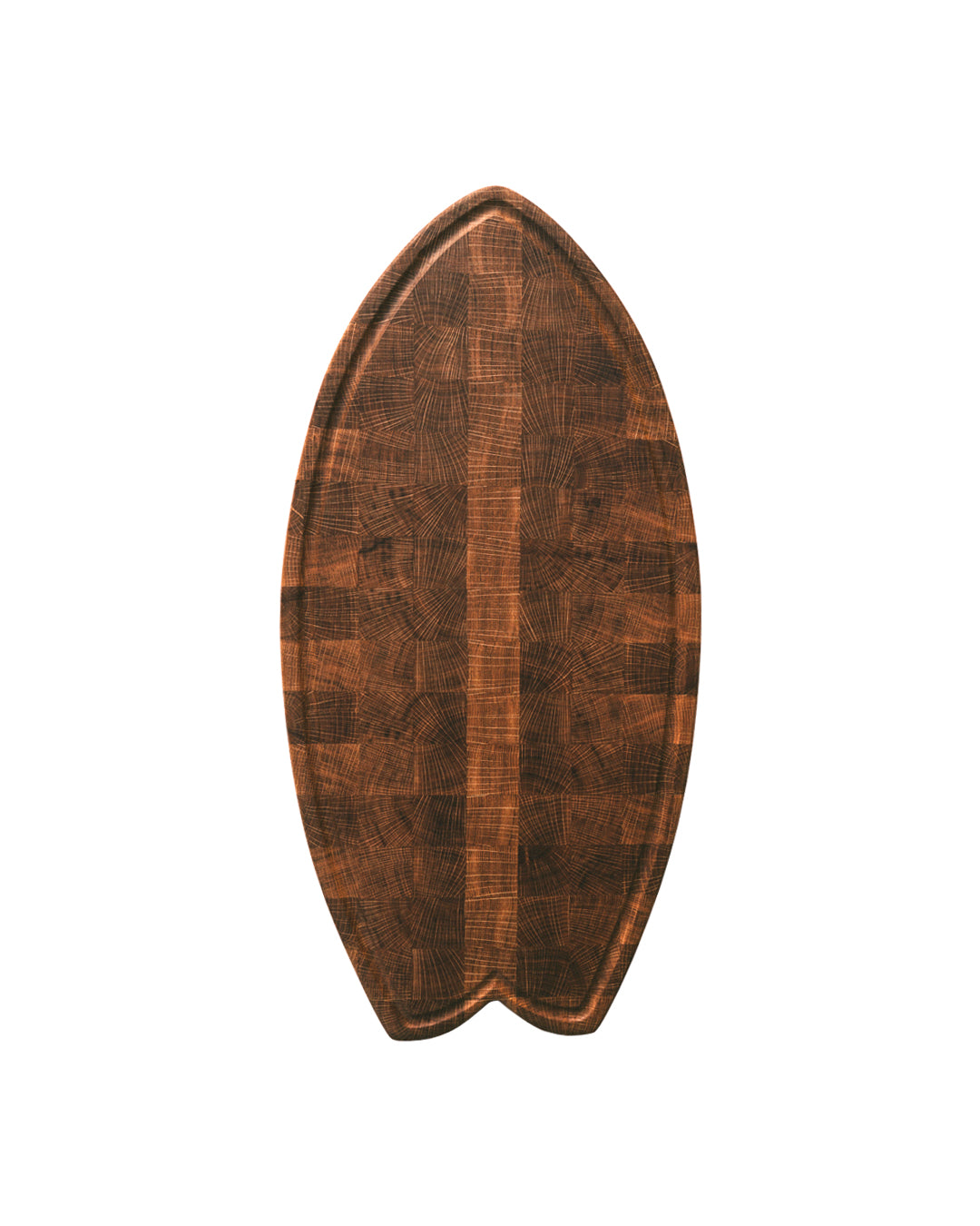 End-Grain Surf Cutting Board