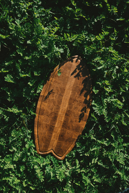 End-Grain Surf Cutting Board
