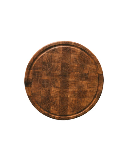 End-Grain Round Cutting Board
