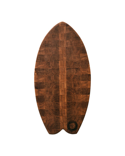 End-Grain Surf Cutting Board