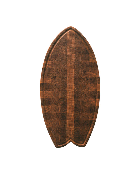 End-Grain Surf Cutting Board